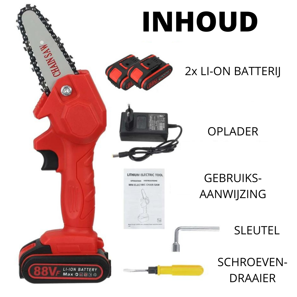 CHAINCUT PRO - Electric cordless chainsaw for fast & efficient work