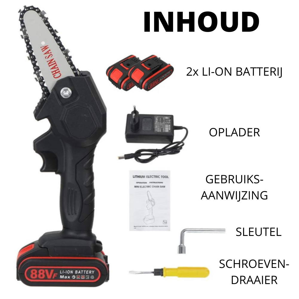 CHAINCUT PRO - Electric cordless chainsaw for fast & efficient work