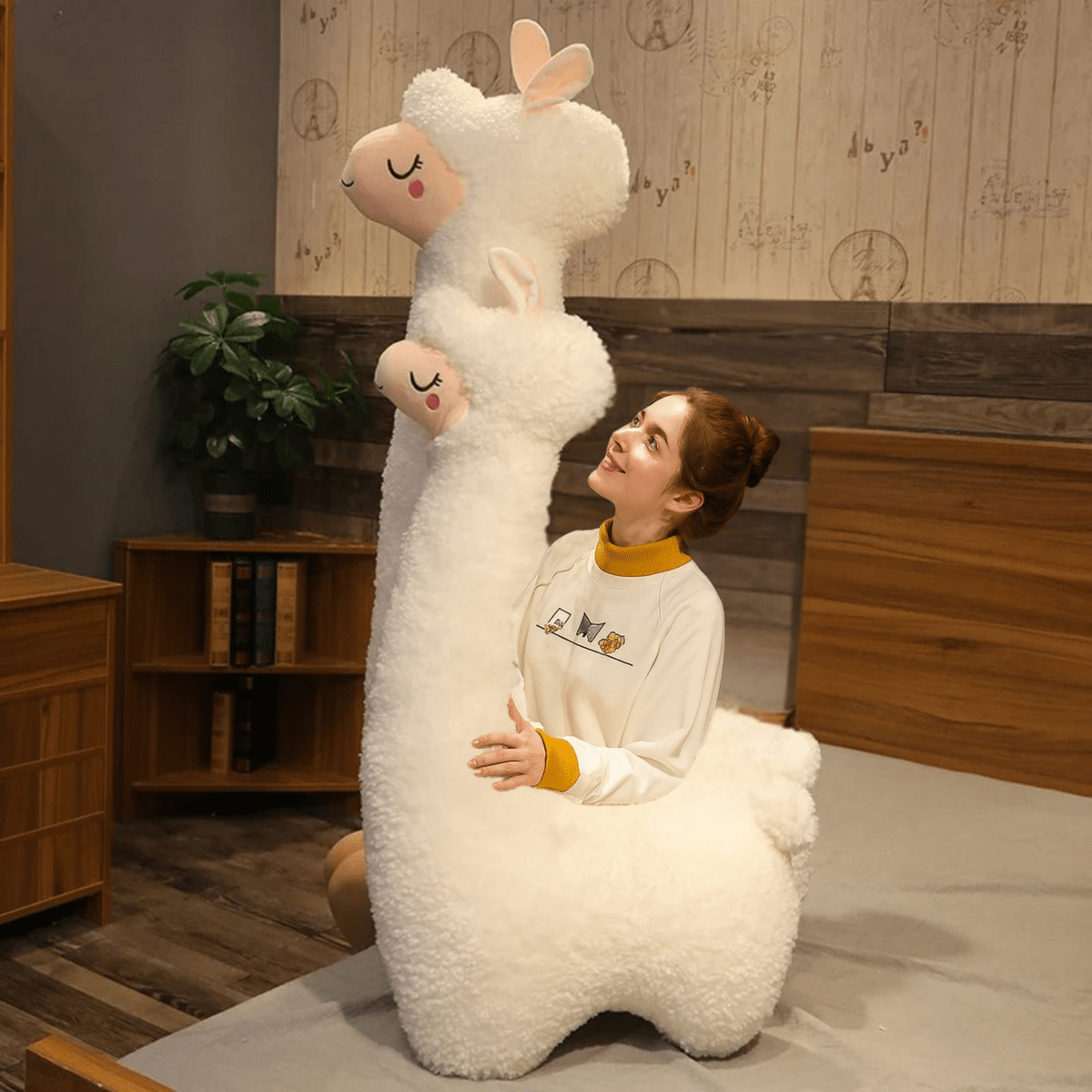 FLOOFYLLA – Soft Alpaca Plush Toy for Comfort & Style