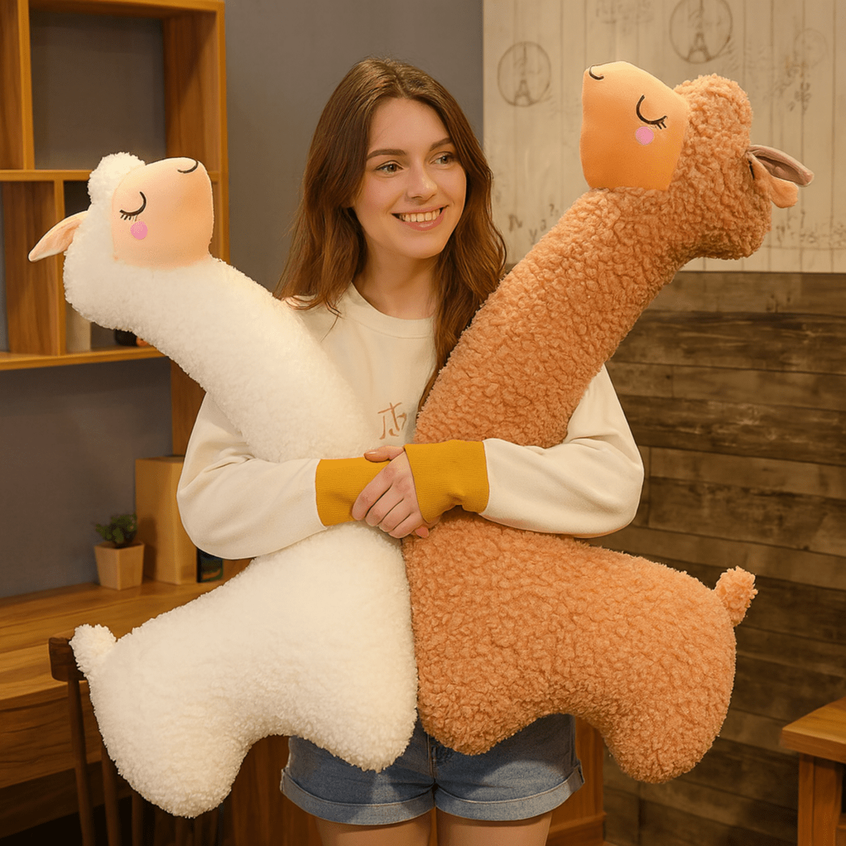 FLOOFYLLA – Soft Alpaca Plush Toy for Comfort & Style