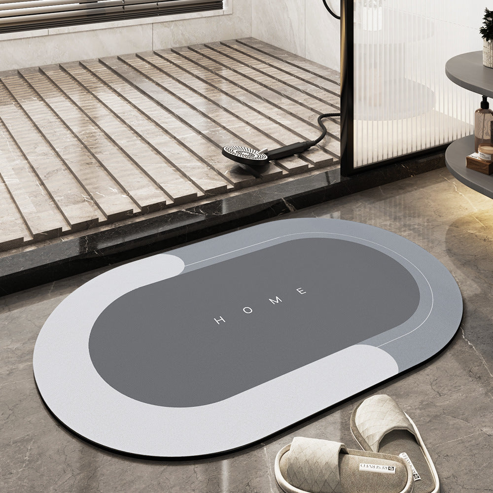 AquaComfort Alfombrilla de baño – Alfombrilla de microfibra de secado rápido para comodidad y estilo