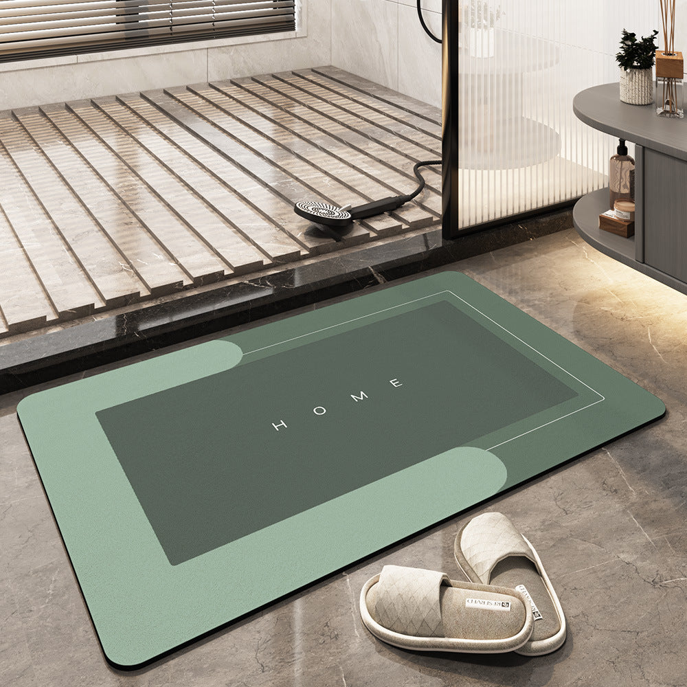 AquaComfort Alfombrilla de baño – Alfombrilla de microfibra de secado rápido para comodidad y estilo