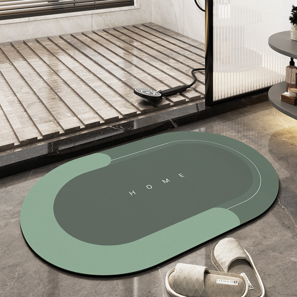 AquaComfort Alfombrilla de baño – Alfombrilla de microfibra de secado rápido para comodidad y estilo