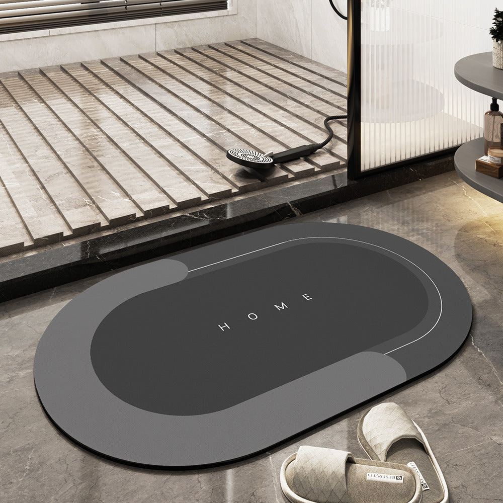 AquaComfort Alfombrilla de baño – Alfombrilla de microfibra de secado rápido para comodidad y estilo