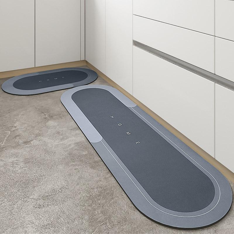 AquaComfort Alfombrilla de baño – Alfombrilla de microfibra de secado rápido para comodidad y estilo