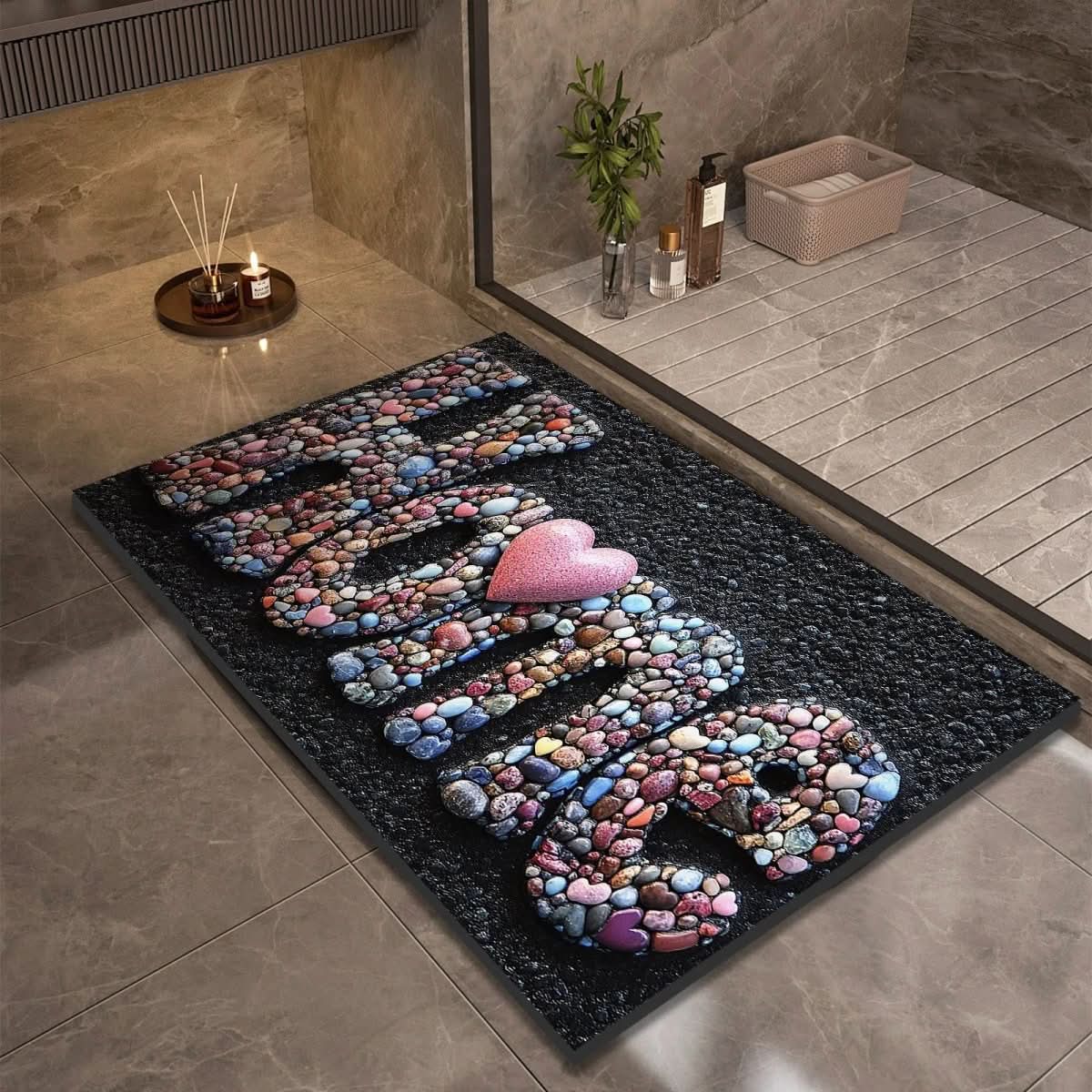 ALFOMBRA DE BAÑO AQUASOFT – Alfombra de diatomita para seguridad y comodidad