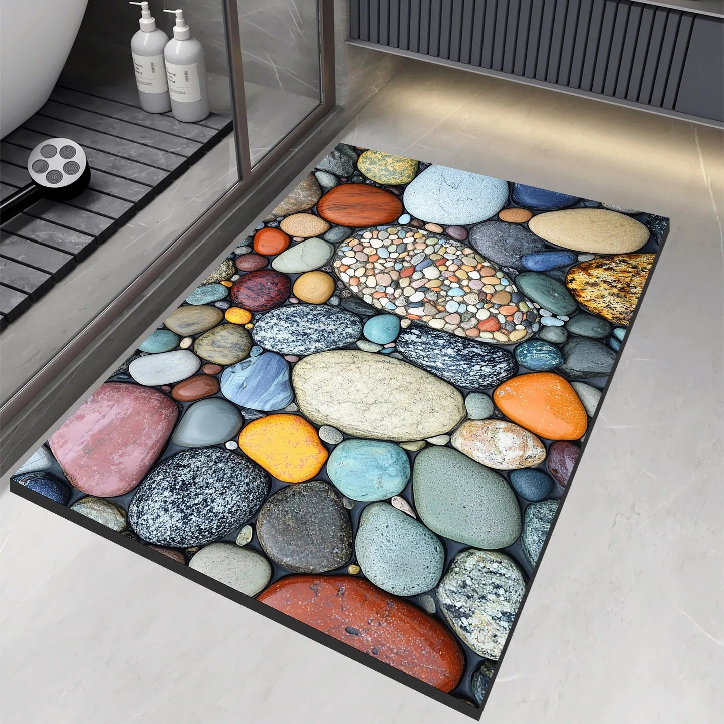 AQUASOFT BATH MAT – Diatomaceous Earth Bath Mat for Safety & Comfort