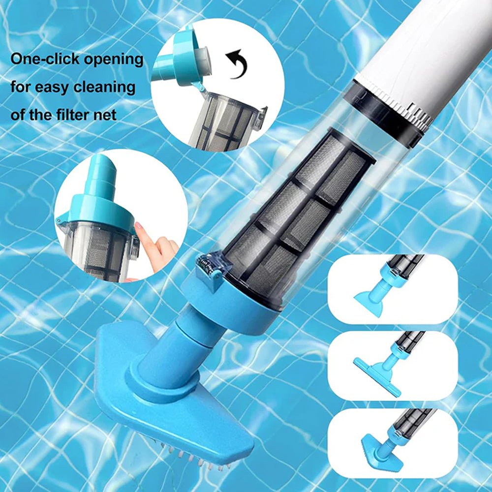 POOLIX – Aspirateur de piscine sans fil pour un nettoyage sans effort