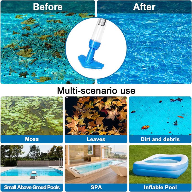 POOLIX – Aspirateur de piscine sans fil pour un nettoyage sans effort