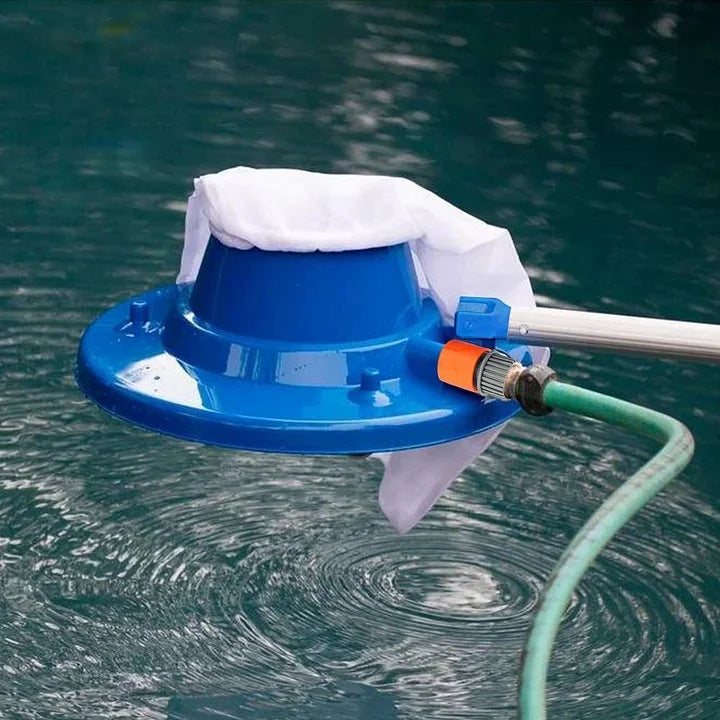 AquaVac - Chemical-free pool cleaner with strong suction power for leaves & dirt