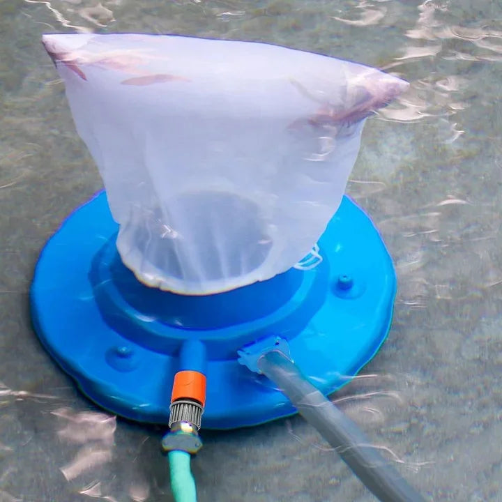 AquaVac - Chemical-free pool cleaner with strong suction power for leaves & dirt
