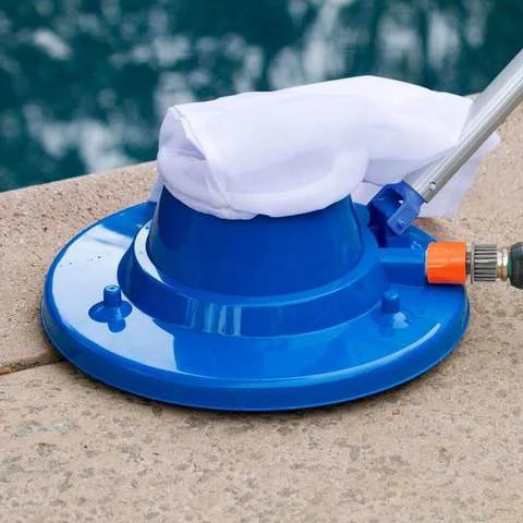 AquaVac - Chemical-free pool cleaner with strong suction power for leaves & dirt