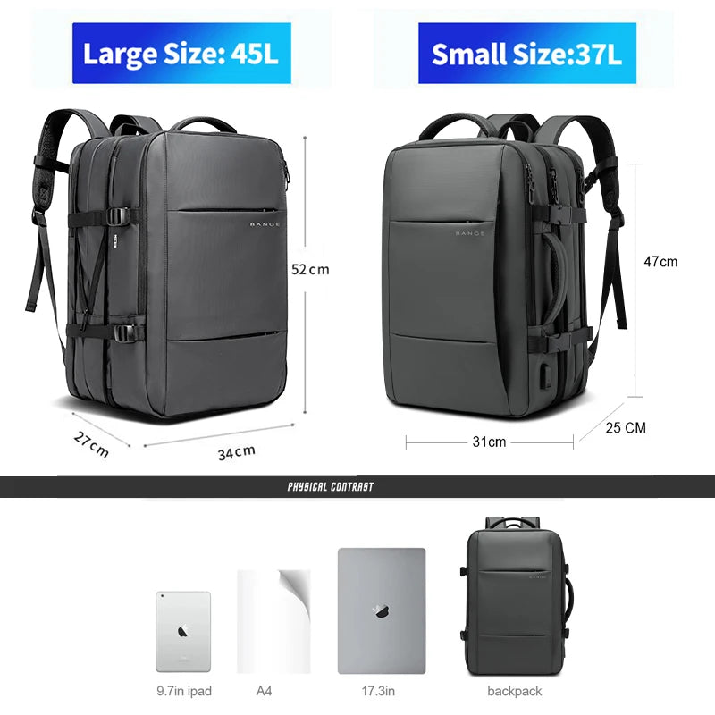 URBANFORM - Aesthetic business backpack with large storage space & laptop compartment