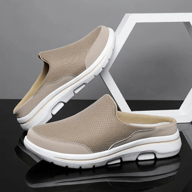AEROSTEP – Breathable Men's Slippers for Comfort & Freshness