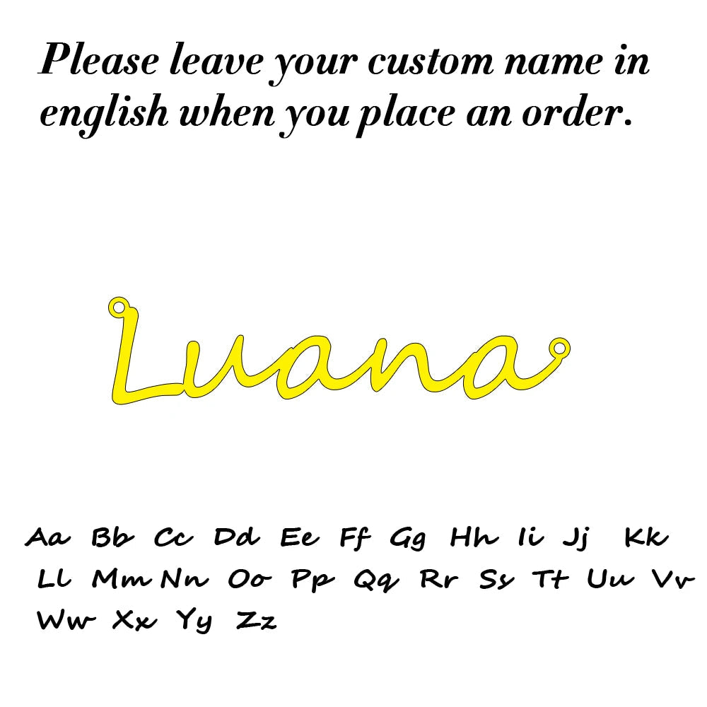 DUONARA – Elegant stainless steel name ring with engraving