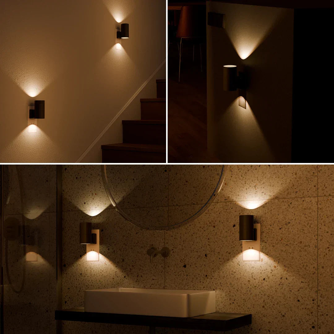 AURORA Night Light - Dimmable LED night light with day/night sensor for pleasant room lighting