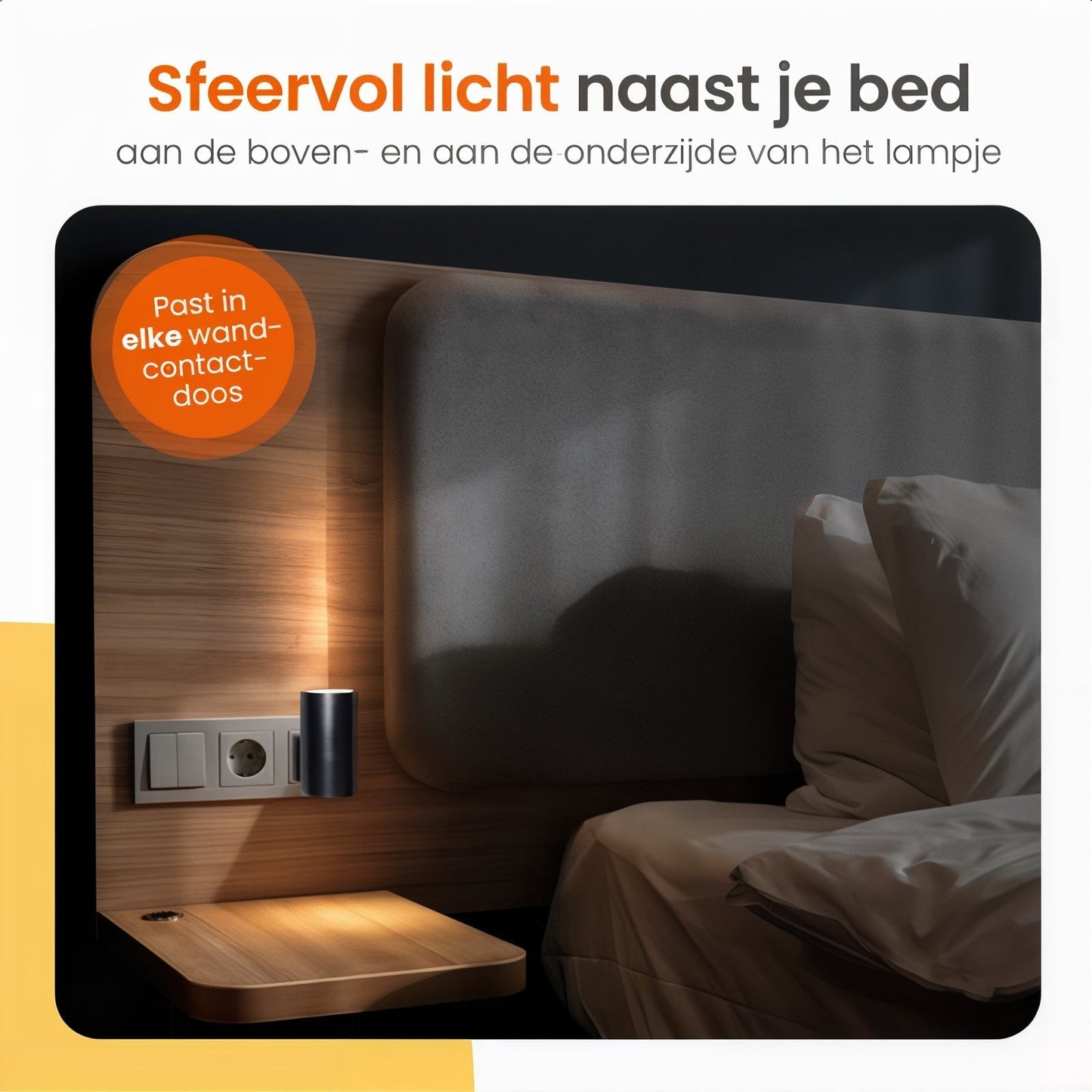 AURORA Night Light - Dimmable LED night light with day/night sensor for pleasant room lighting