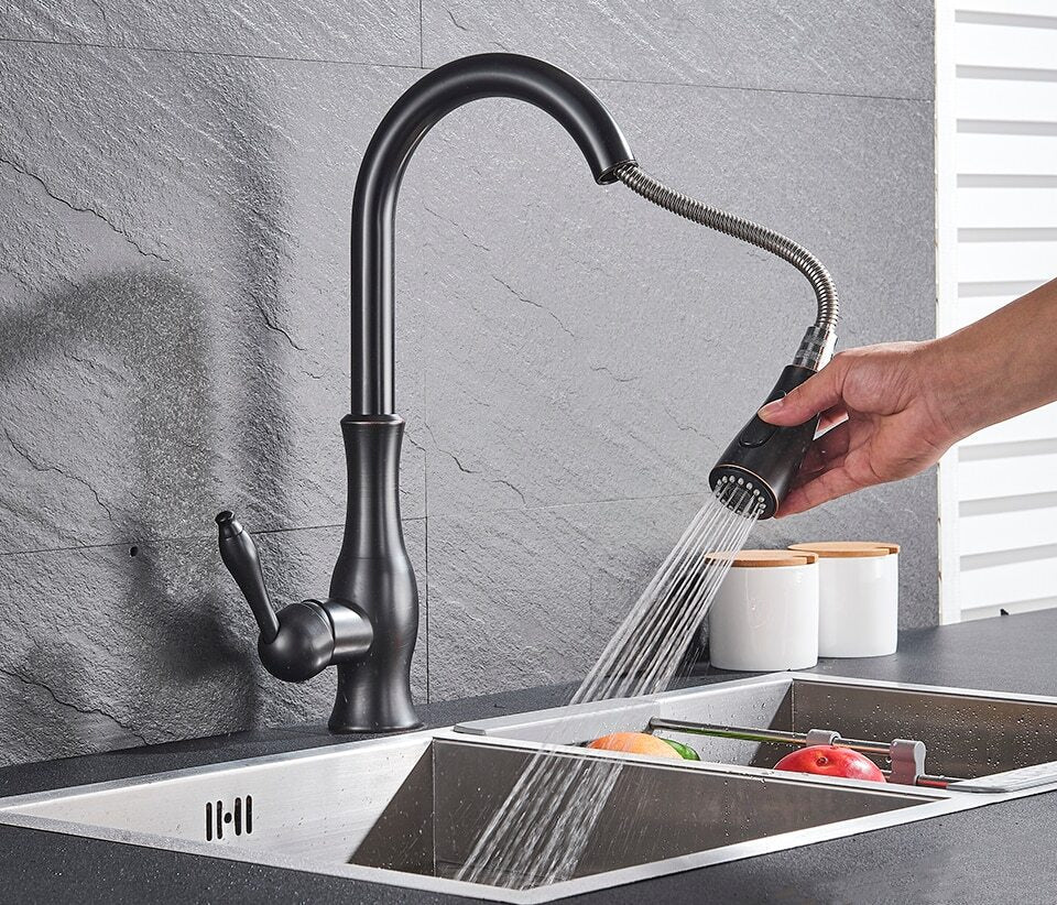 FLEXFLOW Grifo de Cocina – Grifo de Cocina de Acero Inoxidable Extraíble para un Trabajo de Cocina Flexible y Estiloso
