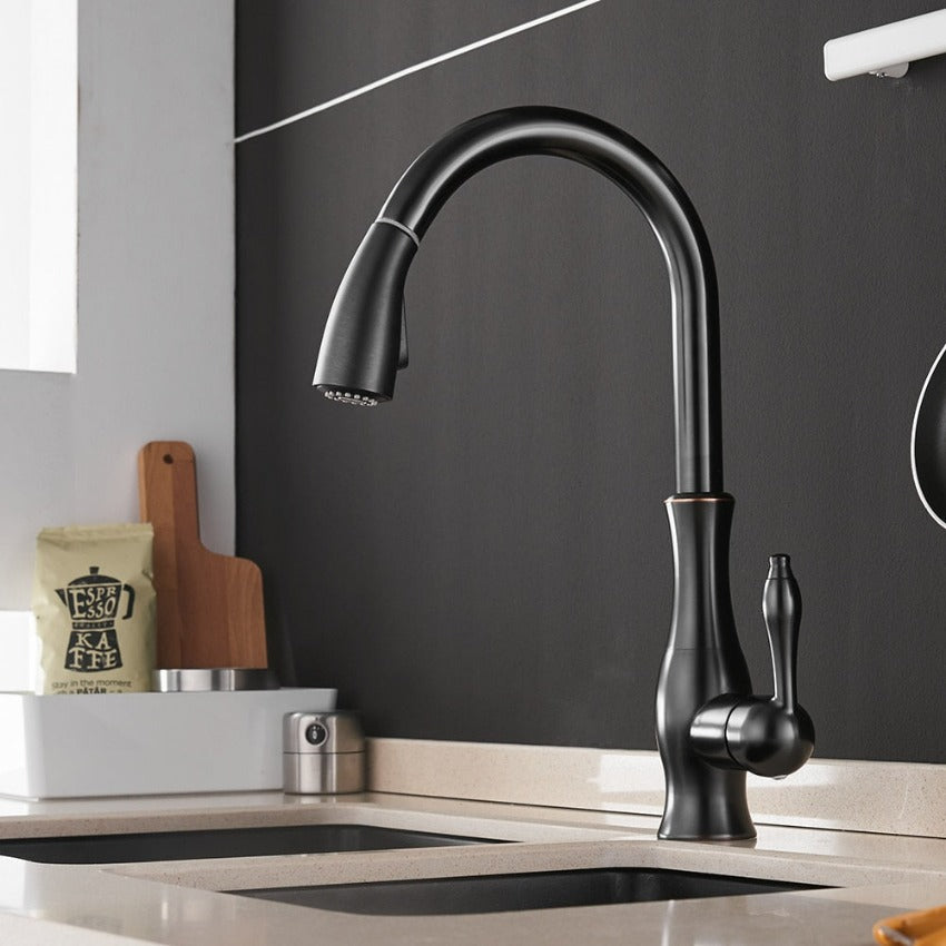 FLEXFLOW Grifo de Cocina – Grifo de Cocina de Acero Inoxidable Extraíble para un Trabajo de Cocina Flexible y Estiloso