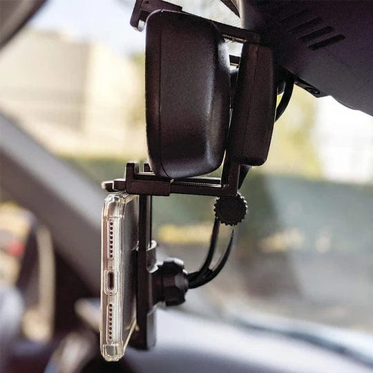 ROADVIEW - Rear-view mirror mobile phone holder for safe driving