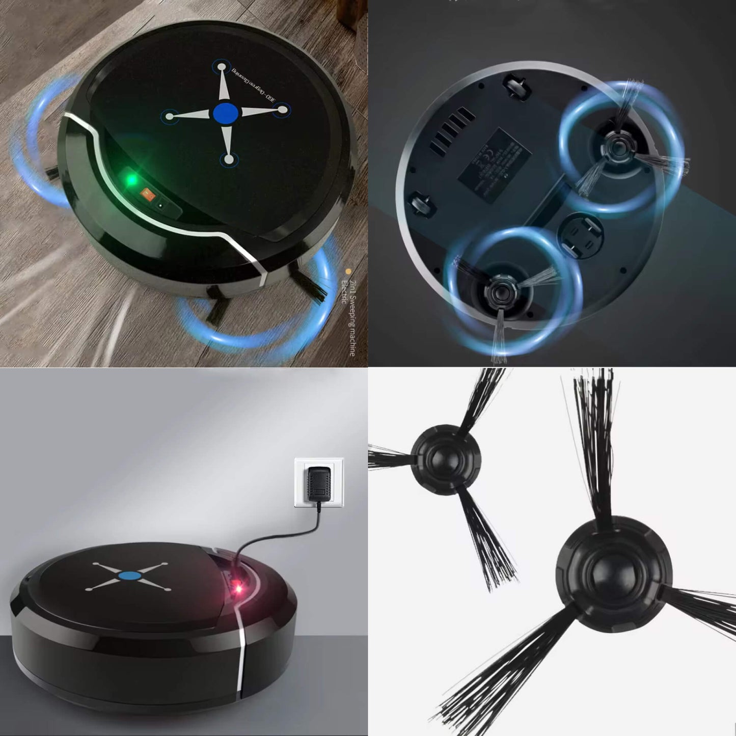 CLEANBOT - Aspirateur robot automatique avec navigation intelligente & fonction balayage