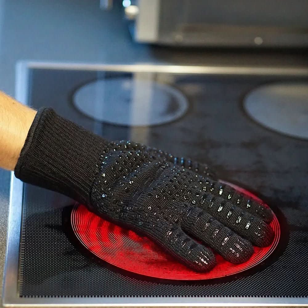 BBQ HeatGlove - Extremely heat-resistant protective gloves for barbecues and kitchens