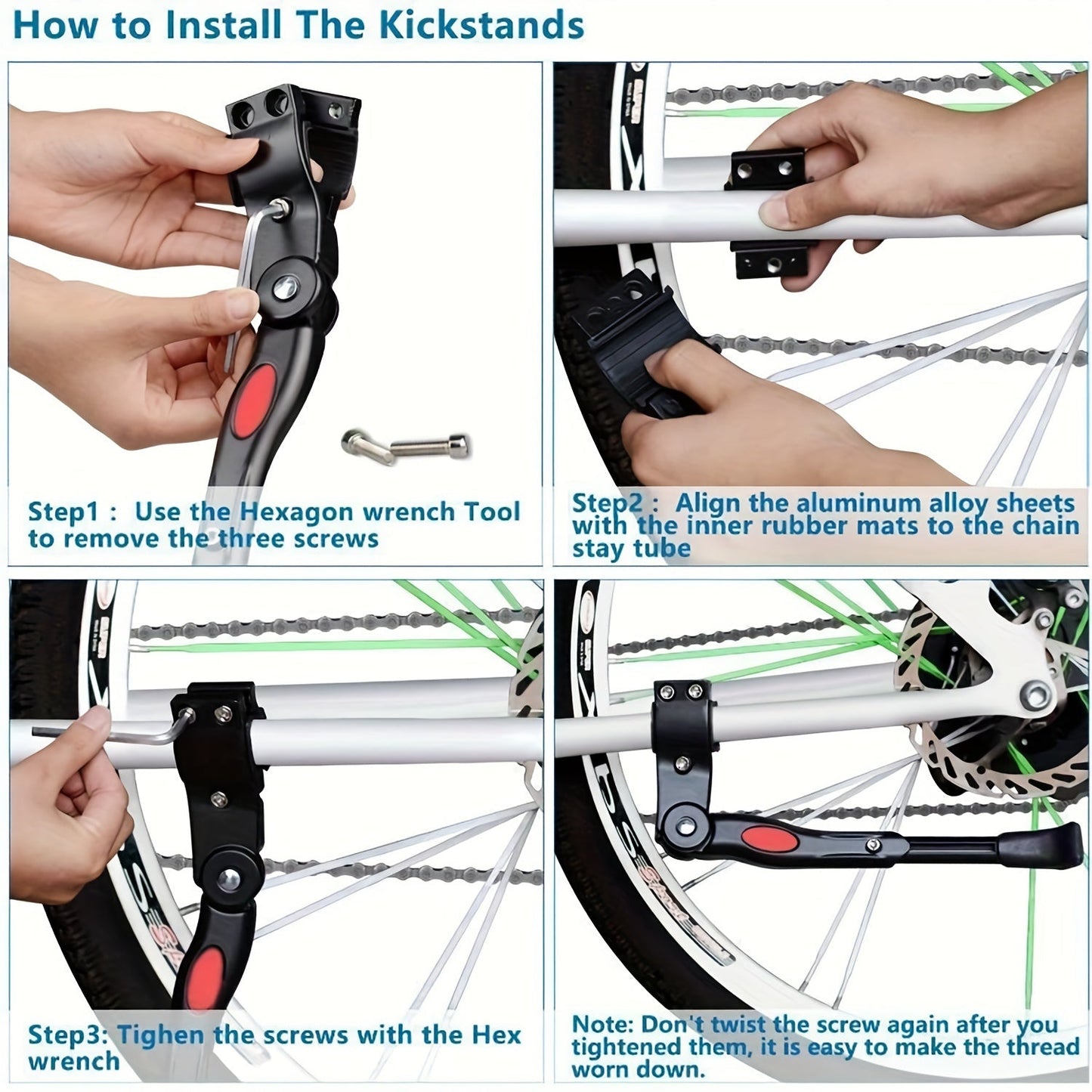 BikeHold - Adjustable bike stand for stable parking