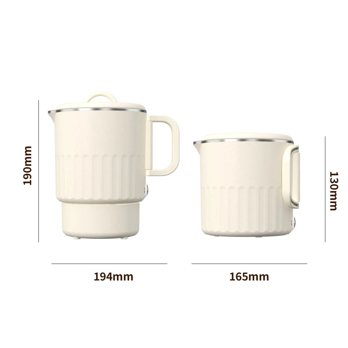 BOILGO – Kompakter, tragbarer 600-W-Wasserkocher für Wasser, Tee und Mahlzeiten 4