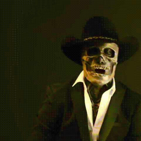 BONESHADE – Realistische Skelettmaske mit Hut für die ultimative Halloween-Verkleidung 1