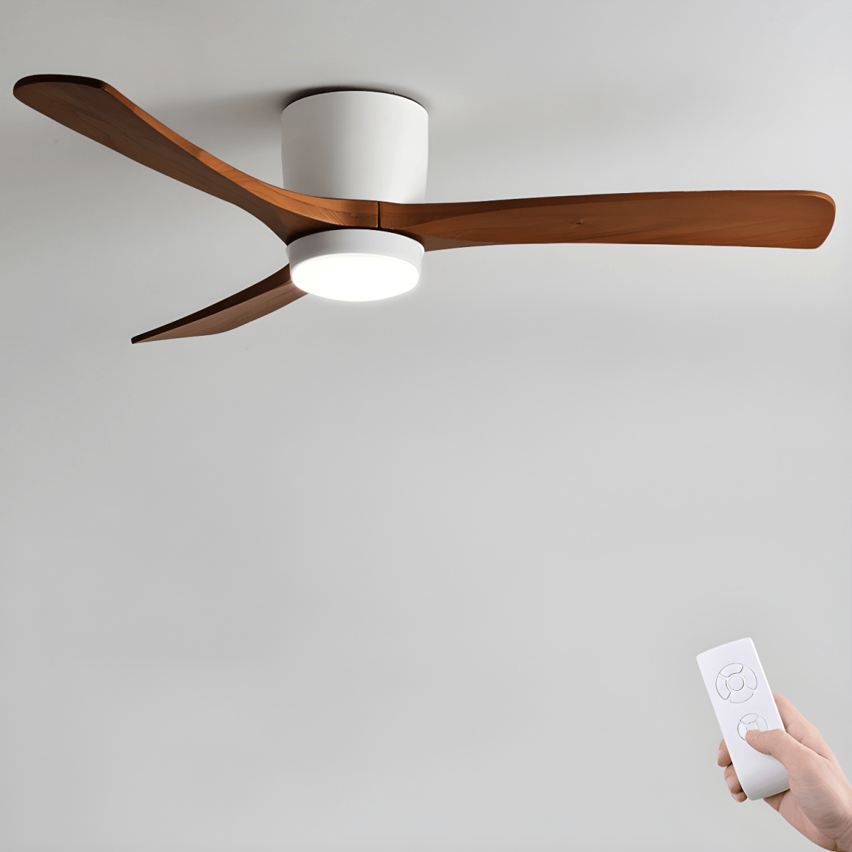 BREEZELINE – Skandinavischer LED-Deckenventilator – Elegante Holzflügel & sanftes Licht 10