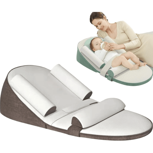 BABY DREAM SUPPORT - Side sleeper pillow with anti-reflux inclination for newborns