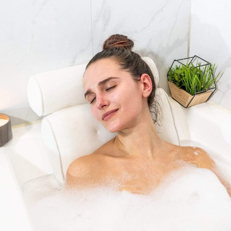 Serenilux Ergonomisches Badkissen mit Antimikrobiellem Netz für Ultimativen Komfort-4