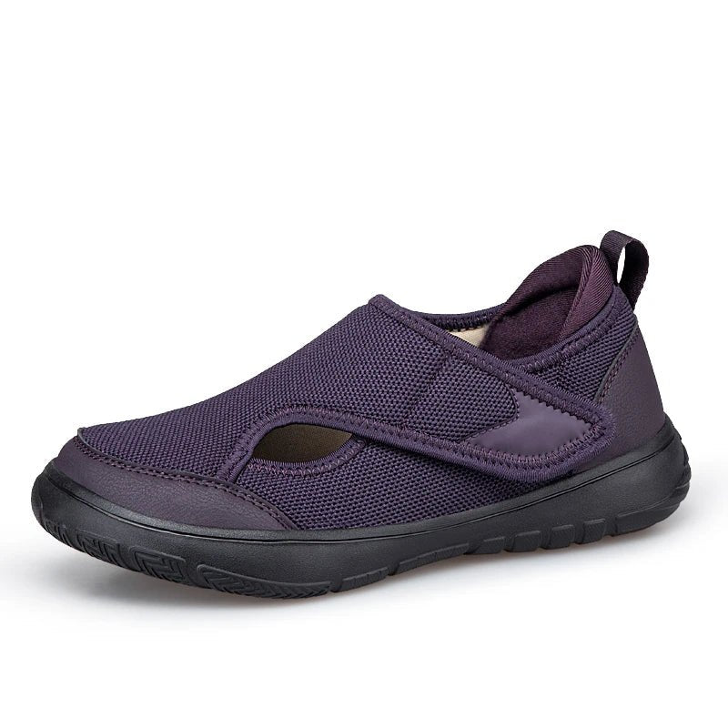 Bequeme Wanderschuhe Damen - Orthopädische Trekkingschuhe mit Breiter Spitze und Rutschfester Sohle 8