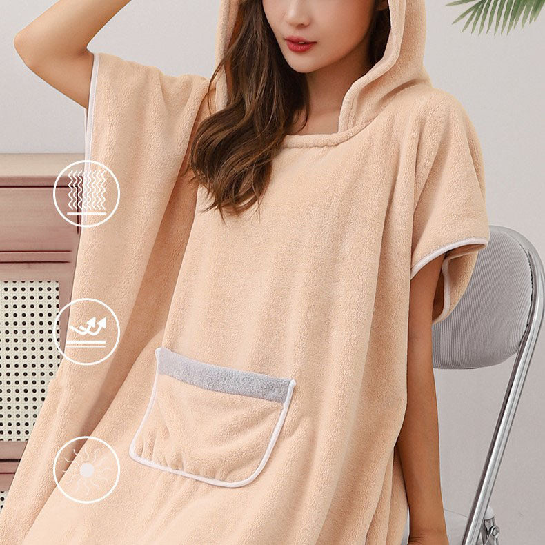 CozyDry – Comfortable Microfiber Bathrobe for Home & Spa