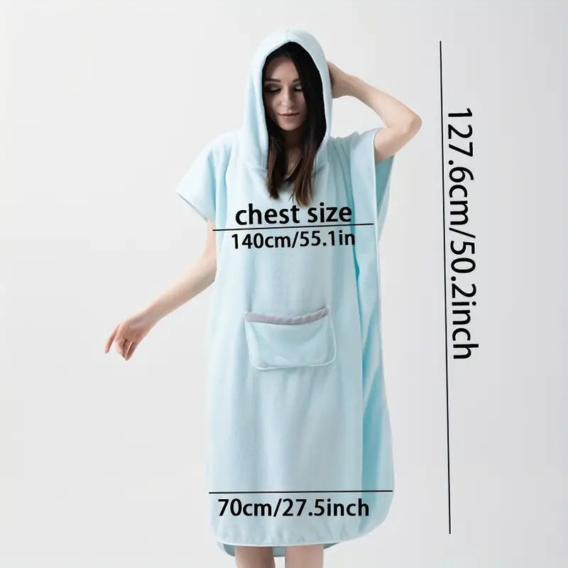 CozyDry – Comfortable Microfiber Bathrobe for Home & Spa