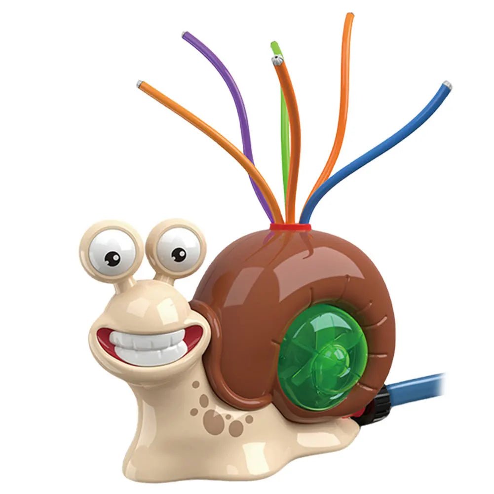 Bunter Schnecke Wasserspielzeug für Garten & Pool – Sprinkler für Kinder 6