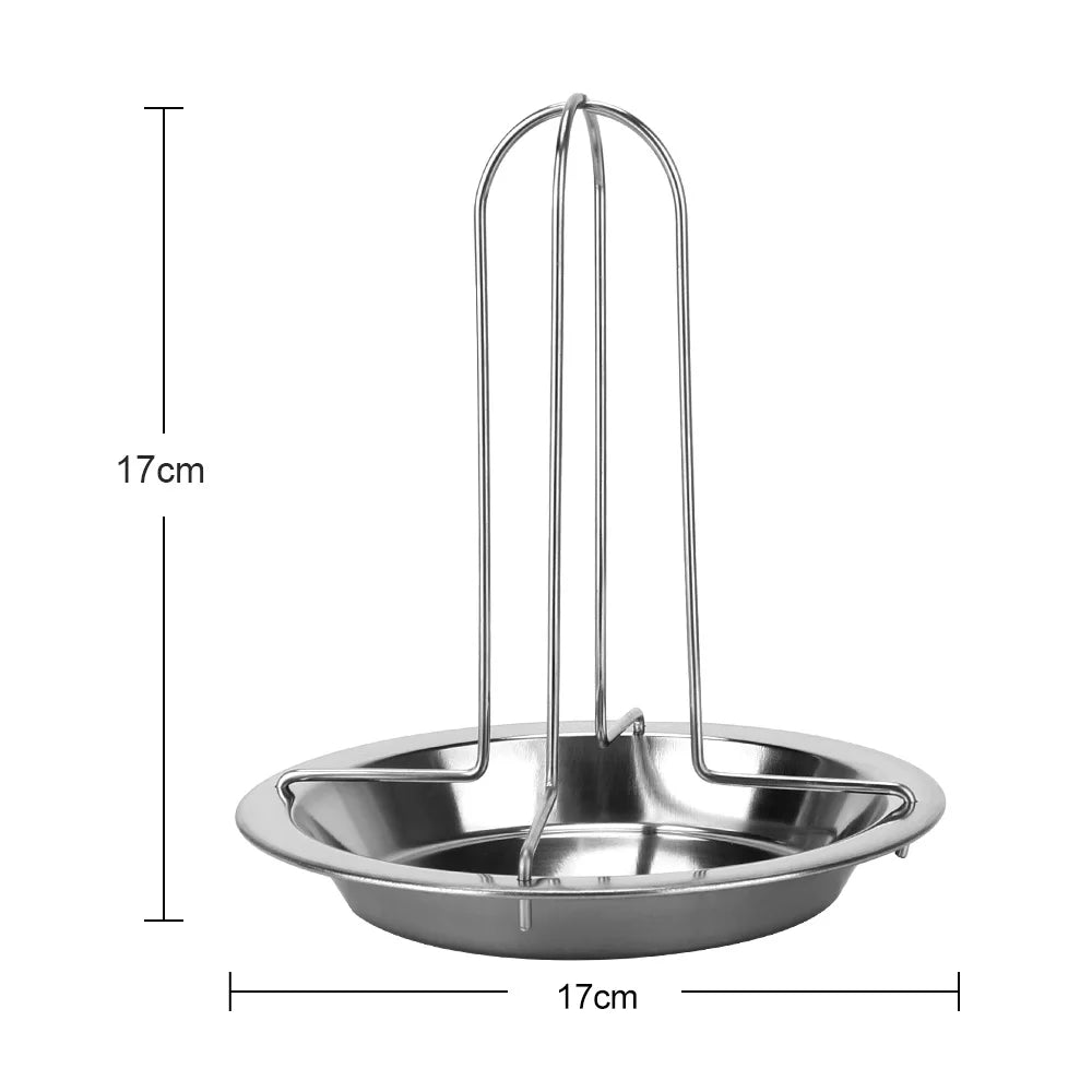 GrillRoast Rack - non-stick carbon steel chicken roaster for perfect BBQs