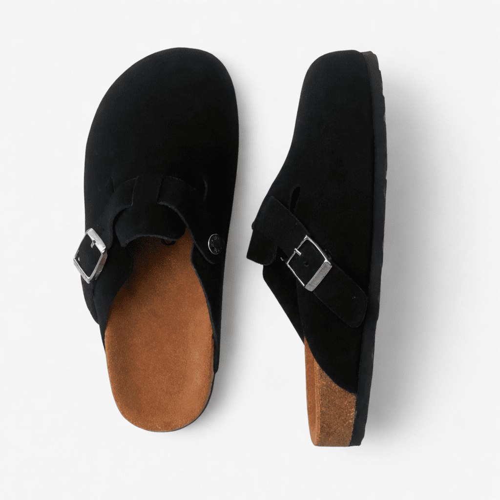 CAVEN – Unisex-Wildlederclogs mit gepolstertem Tragekomfort 5