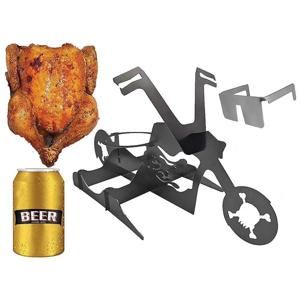ChickenMaster Rack - stainless steel chicken rack for juicy grilling pleasure