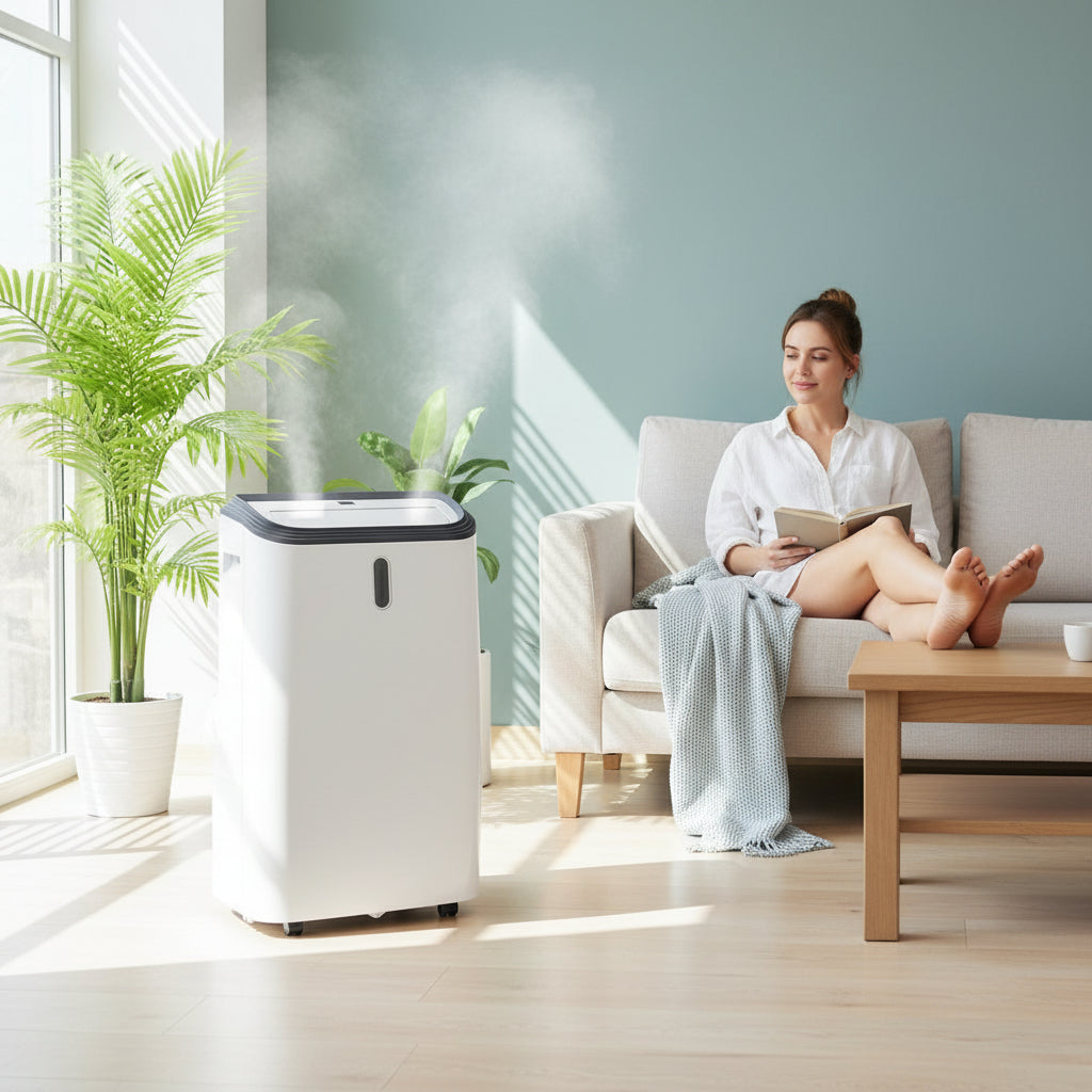 CLIMAFLOW - Tragbare Klimaanlage 12000 BTU mit Kühl- und Entfeuchtungsfunktion 4