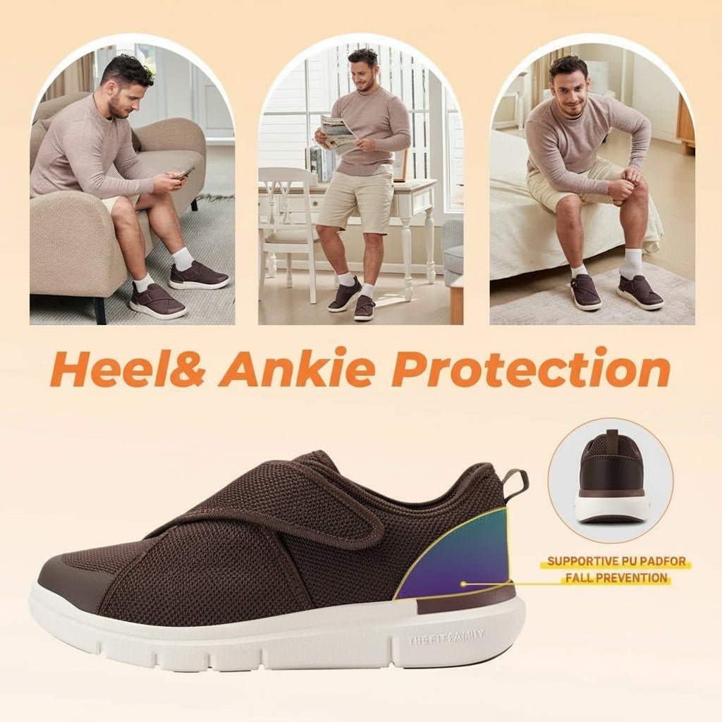 COMFORTWALK – Extra weite Slipper für die diabetische Fußpflege mit verstellbarer Passform 4