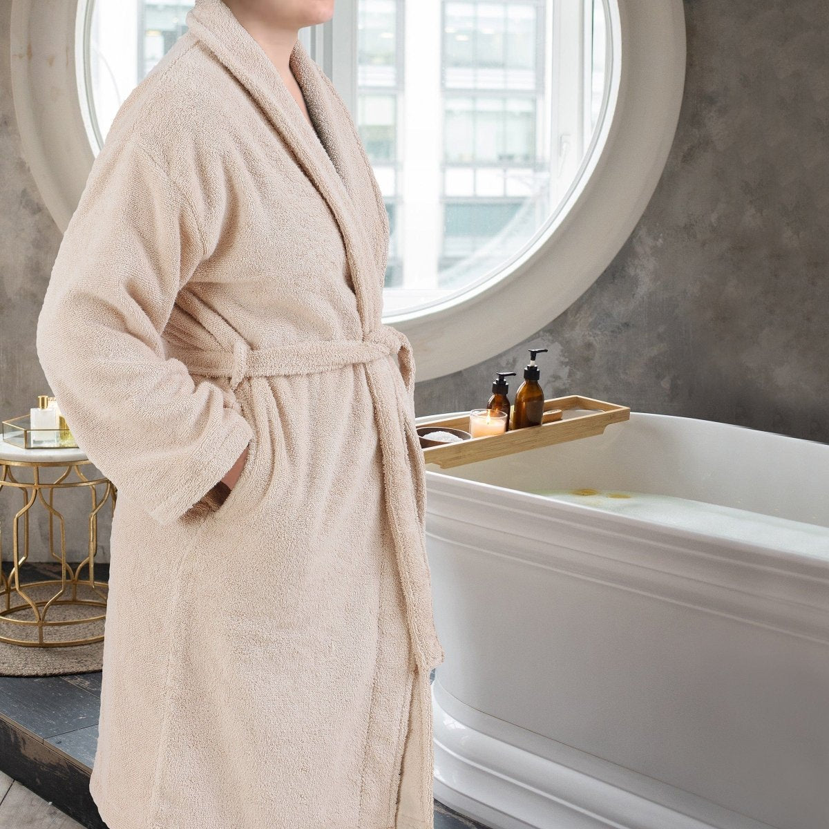 COTTONLUX – Bademantel aus 100 % Baumwolle mit einer Saugfähigkeit von 600 g/m² 6