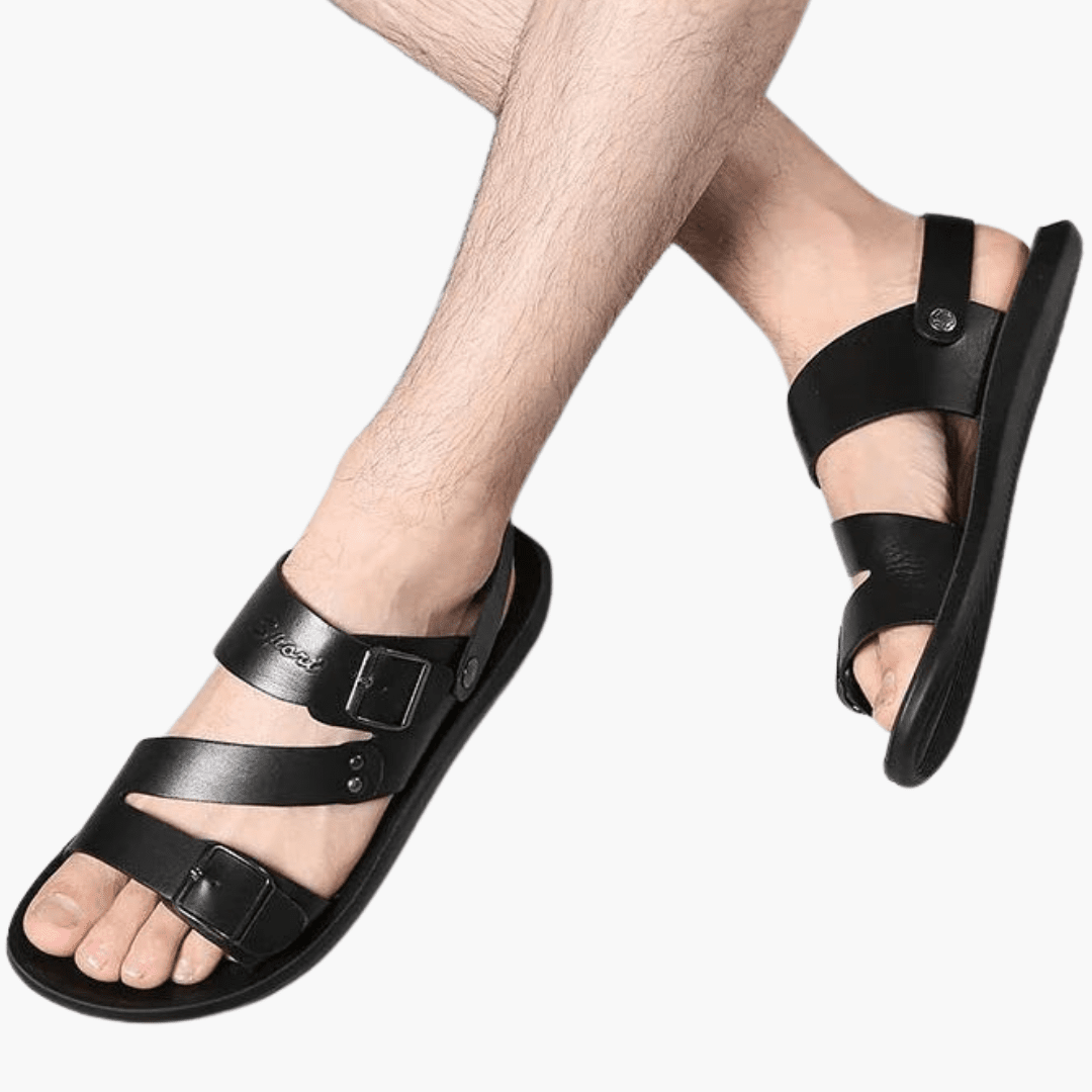 CROSSEN – Verstellbare Herren-Sandalen mit gekreuzten Riemen und ergonomischer Unterstützung 8