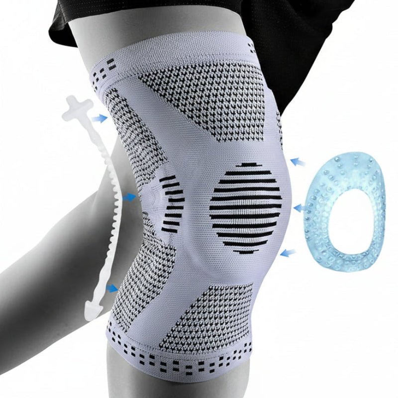 CUPROFLEX STABLE – Kniebandage aus Kupfer mit Gelpolster für die Kniescheibe zur Schmerzlinderung und Unterstützung 13