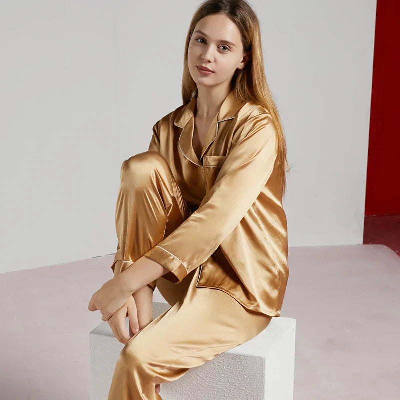 Zijdepyjama's – Seidenpyjama voor dames met luxueus comfort & tijdloze elegantie