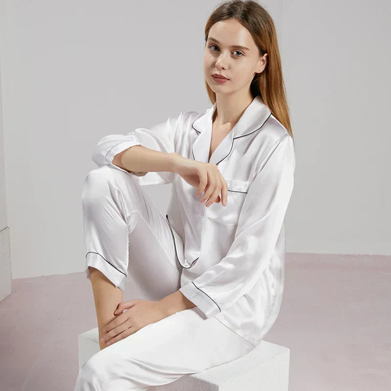 Zijdepyjama's – Seidenpyjama voor dames met luxueus comfort & tijdloze elegantie