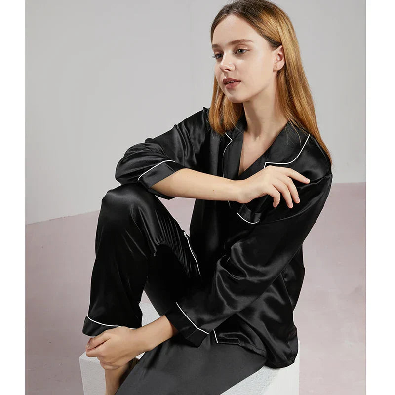Zijdepyjama's – Seidenpyjama voor dames met luxueus comfort & tijdloze elegantie