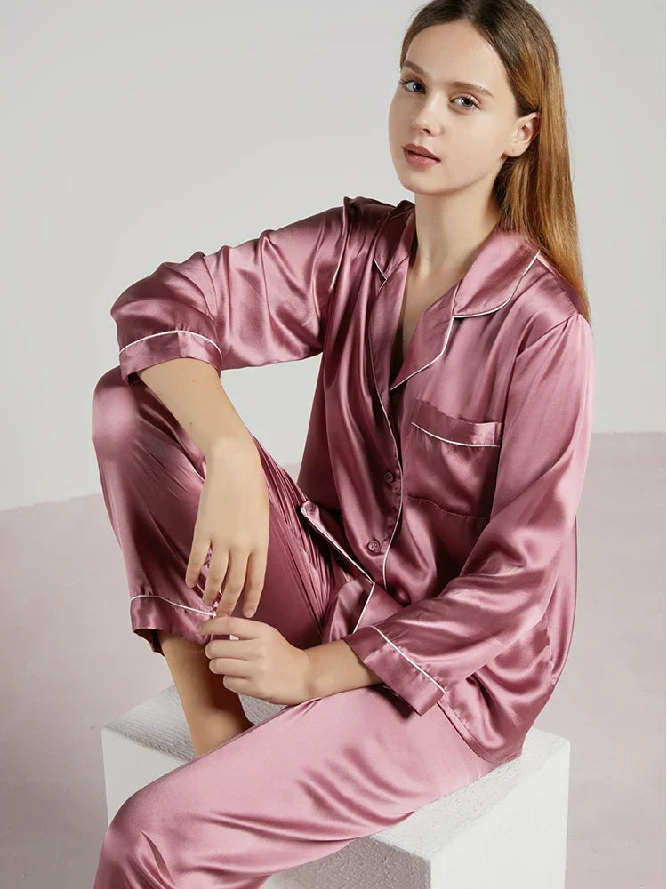 Zijdepyjama's – Seidenpyjama voor dames met luxueus comfort & tijdloze elegantie
