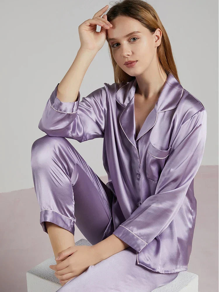 Zijdepyjama's – Seidenpyjama voor dames met luxueus comfort & tijdloze elegantie