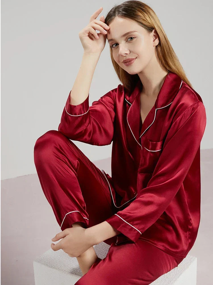 Zijdepyjama's – Seidenpyjama voor dames met luxueus comfort & tijdloze elegantie